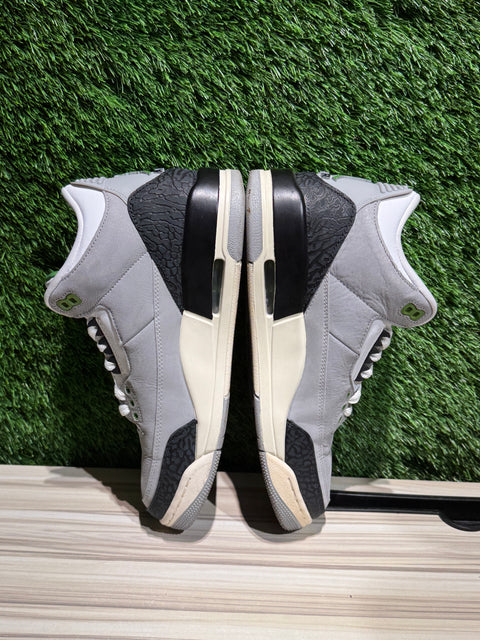 Jordan 3 Retro Chlorophyll Sz 8.5