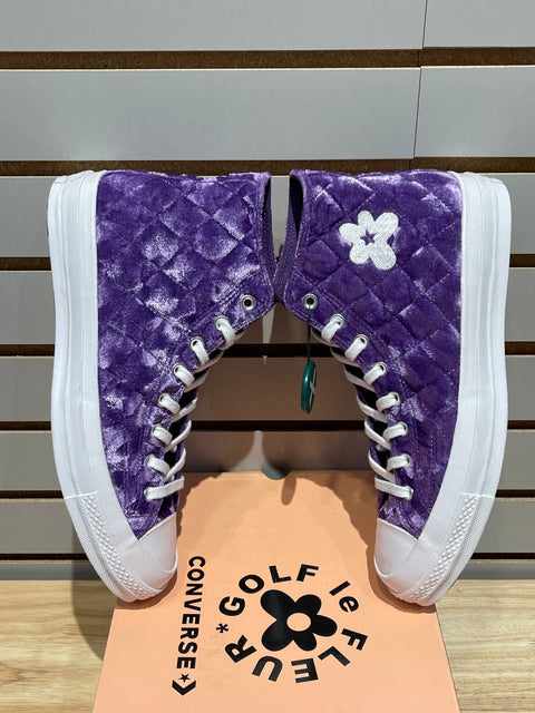 Converse Chuck Taylor All Star 70 Hi Golf le Fleur TTC Quilted Velvet Sz 10.5