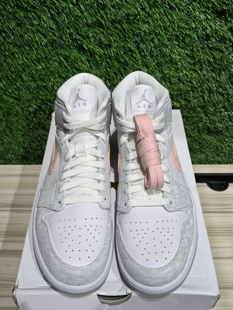 Jordan 1 Mid SE Light Iron Ore (Women's) Sz 10M