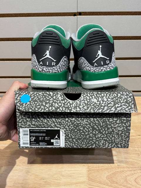 Jordan 3 Retro Pine Green Sz 9.5