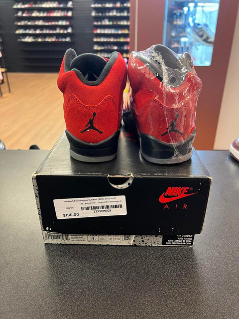 Jordan 5 Retro Raging Bull Red (2021) (GS) Sz 4Y