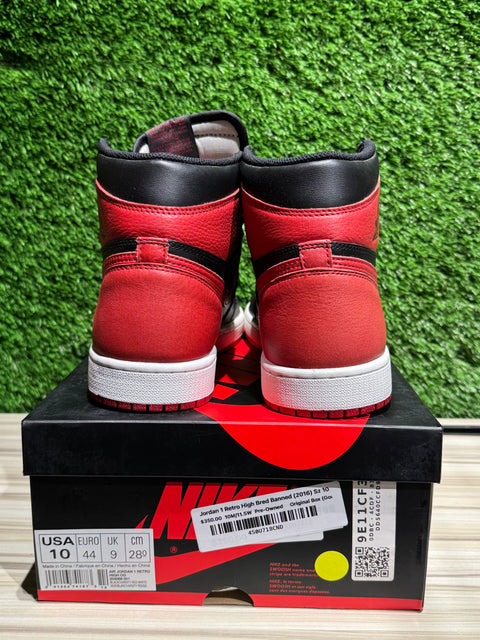 Jordan 1 Retro High Bred Banned (2016) Sz 10