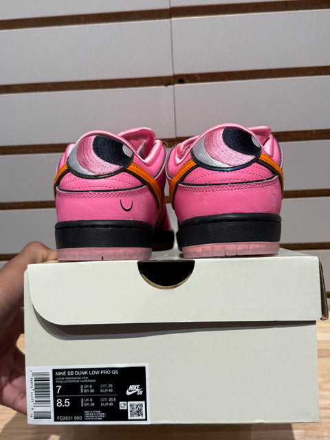 Nike SB Dunk Low The Powerpuff Girls Blossom Sz 7
