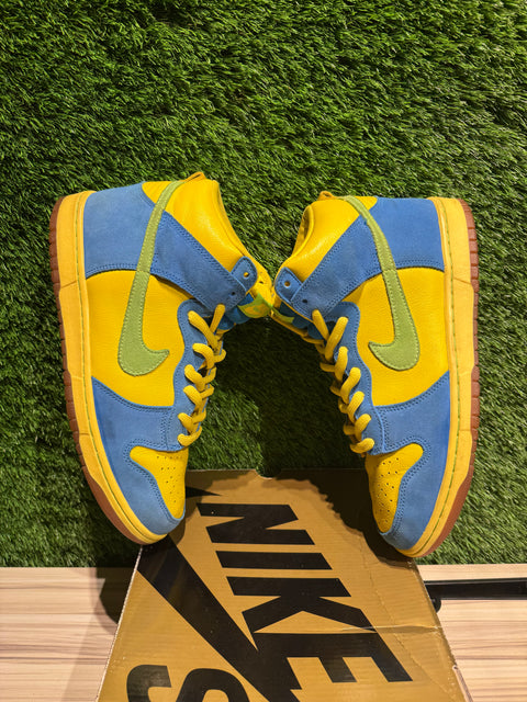 Nike SB Dunk High Marge Simpson Sz 10.5