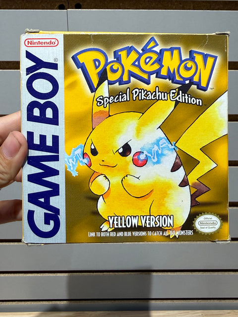 Pokemon Game Boy Yellow Version Special Pikachu Edition 1999