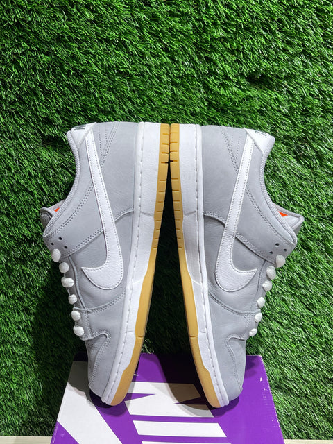 Nike SB Dunk Low Pro ISO Orange Label Wolf Grey Gum Sz 10.5M