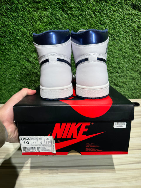 Jordan 1 Retro Metallic Navy (2016) Sz 10