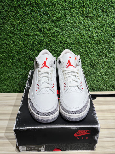 Jordan 3 Retro White Cement Reimagined Sz 13M