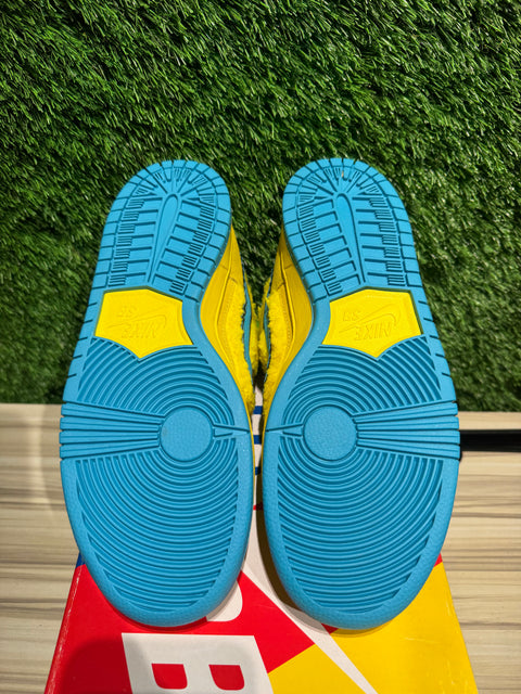 Nike SB Dunk Low Grateful Dead Bears Opti Yellow Sz 8