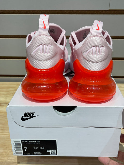 Nike Air Max 270 Pink Foam White Crimson (Women's) Sz 5.5M/7W
