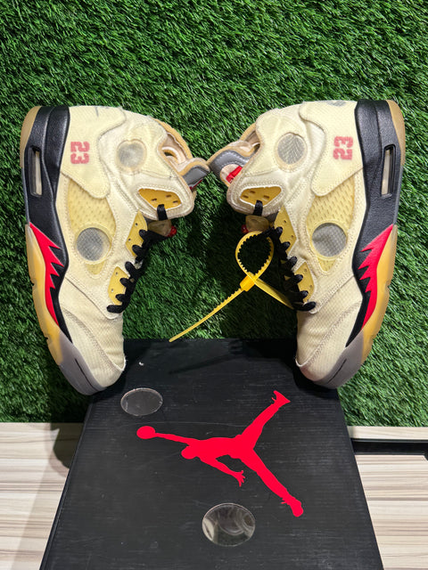 Jordan 5 Retro Off-White Sail Sz 9M