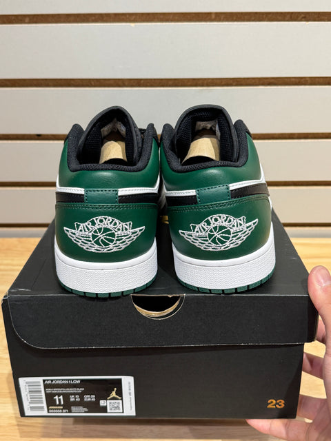 Jordan 1 Low Green Toe Sz 11