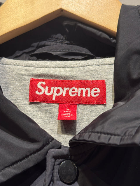 Supreme Old English Arc Coaches Jacket Black Sz L