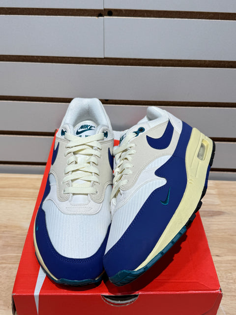 Nike Air Max 1 Athletic Department Deep Royal Blue Sz 9