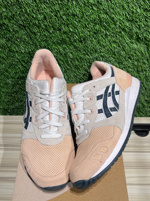 ASICS Gel-Lyte III OG Baked Pink French Blue Sz 10.5