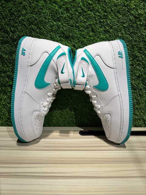 Nike Air Force 1 Mid '07 Clear Jade Sz 10.5