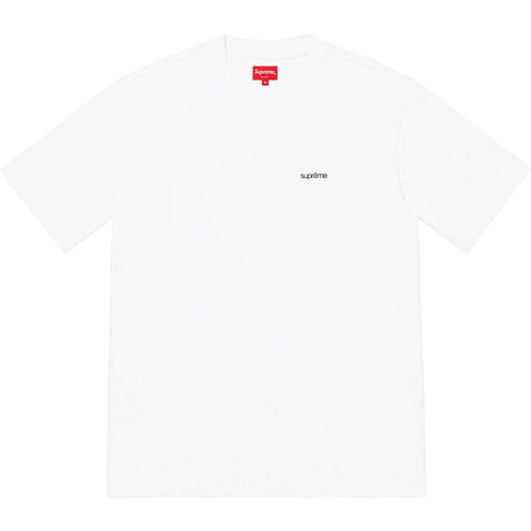 SUPREME S/S Pocket Tee White Sz S