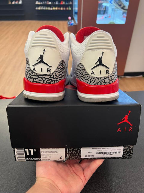 Jordan 3 Retro Hall of Fame Sz 11.5