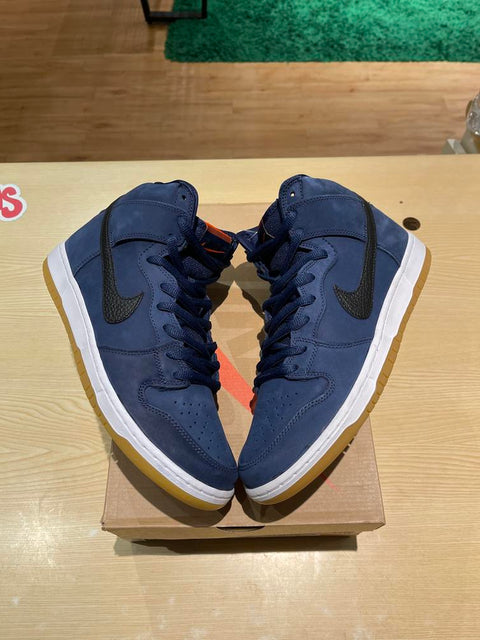 Nike SB Dunk High Orange Label Midnight Navy Sz 11