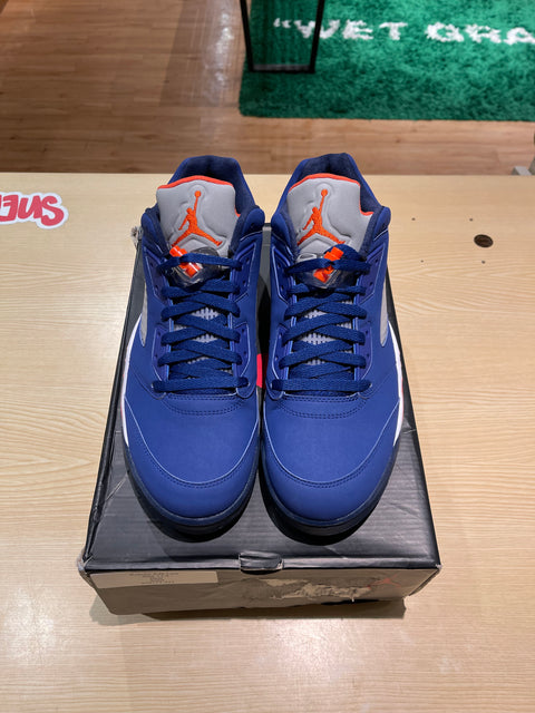 DS Knicks Air Jordan 5 Low Sz 11.5