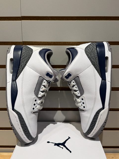 Jordan 3 Retro Midnight Navy Sz 9