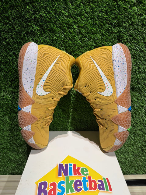 Nike Kyrie 4 Cinnamon Toast Crunch (Special Cereal Box Package) Sz 11