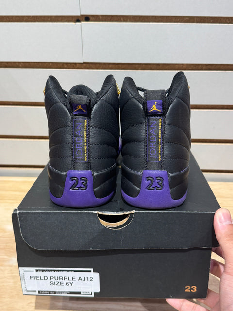 Jordan 12 Retro Field Purple (GS) Sz 6Y