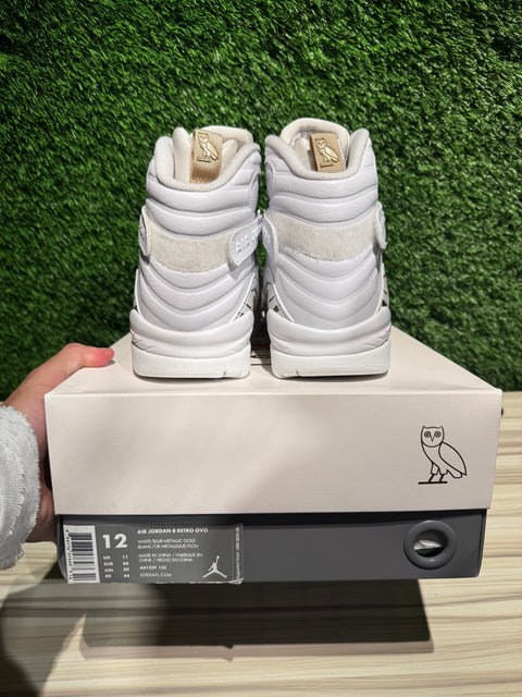 Jordan 8 Retro OVO White Sz 12M