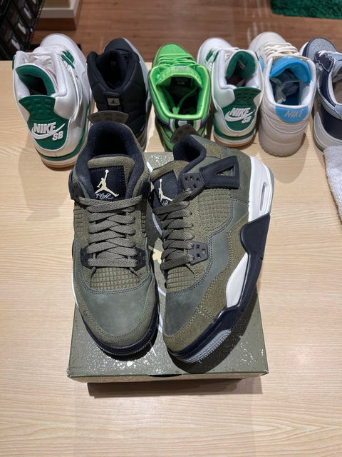 Jordan 4 Retro SE Craft Medium Olive (GS) Sz 6Y