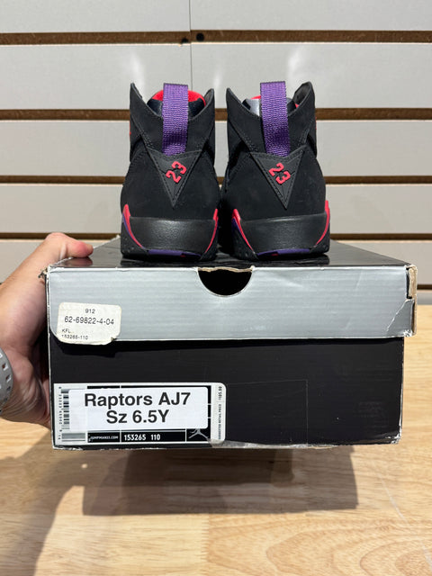 Jordan 7 Retro Raptors (2012) (GS) Sz 6.5Y