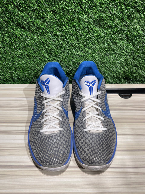Nike Kobe 6 Medium Grey Varsity Royal Sz 11.5M