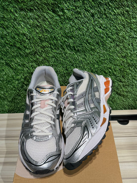 ASICS Gel-Kayano 14 White Pure Sliver Orange