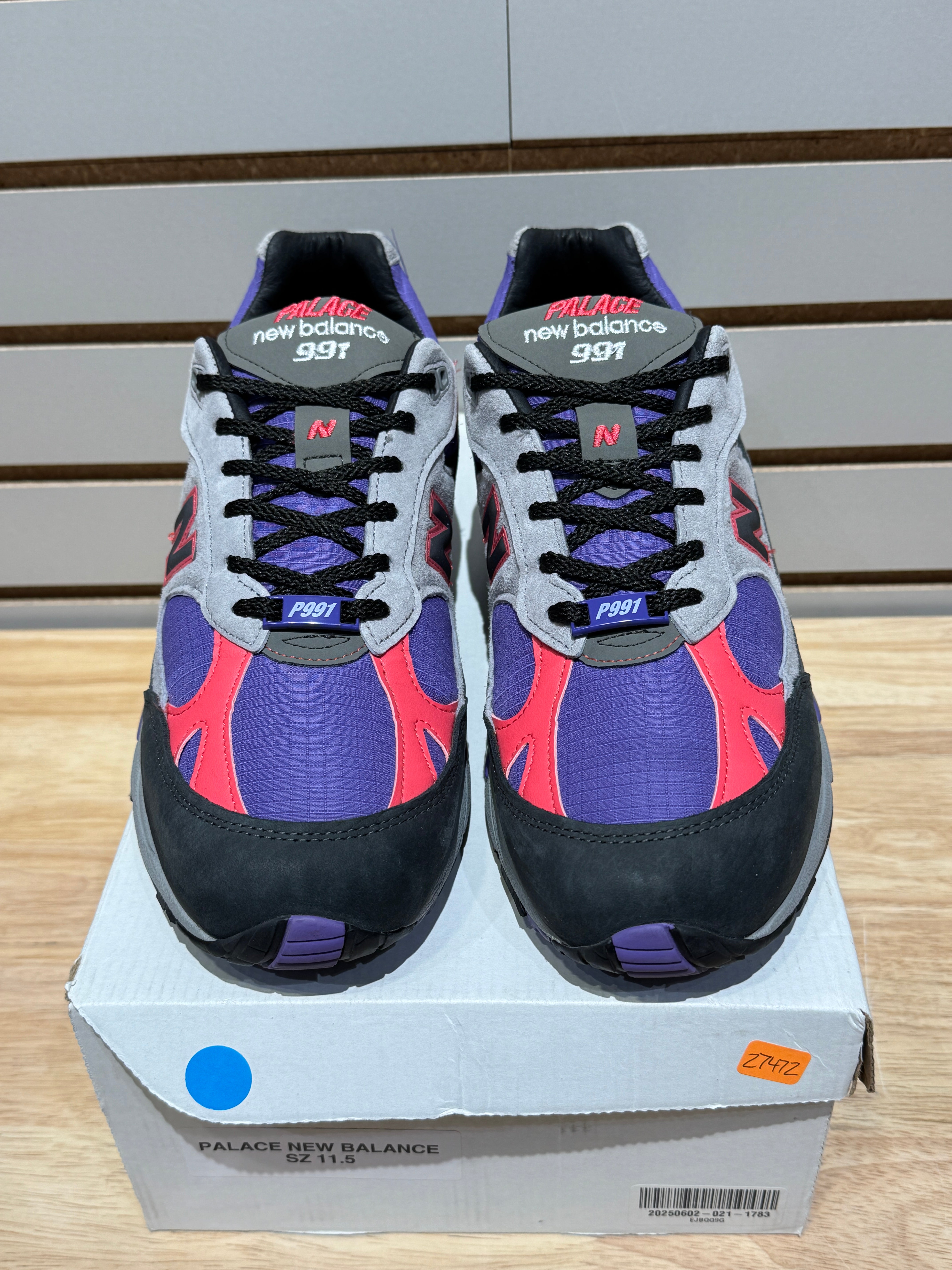 New Balance 991 MiUK Palace Purple Sz 11.5M – Sneak City