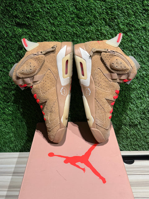 Jordan 6 Retro Travis Scott British Khaki Sz 11M
