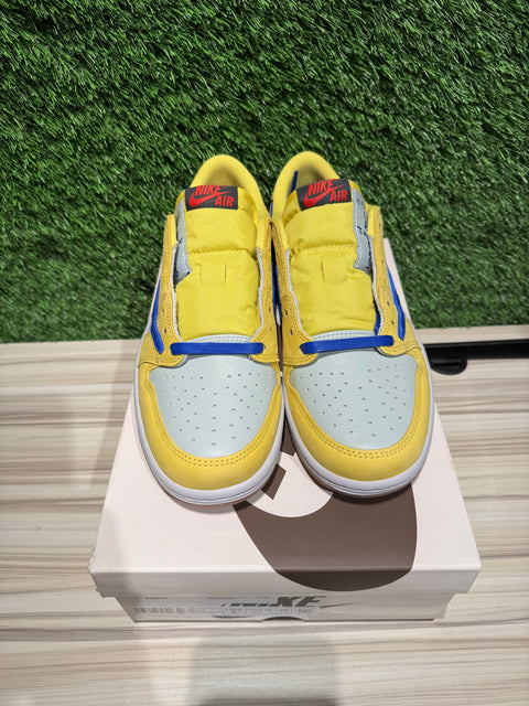 Jordan 1 Retro Low OG SP Travis Scott Canary (Women's) Sz 7M