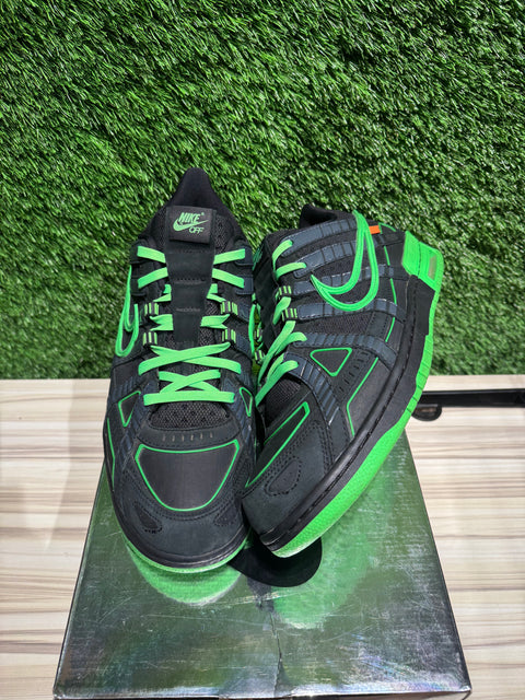 Nike Air Rubber Dunk Off-White Green Strike Sz 13