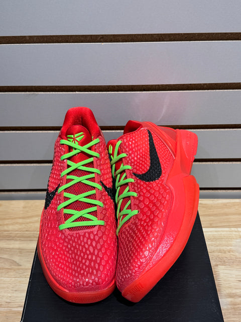 Nike Kobe 6 Protro Reverse Grinch Sz 8.5
