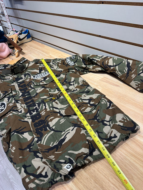 Aape Bape Bathing Ape Full-Zip Military Camo Jacket Sz XXL