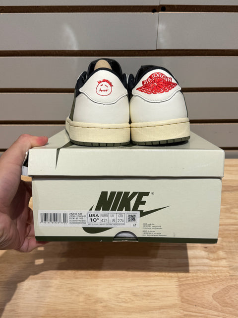Jordan 1 Retro Low OG SP Travis Scott Olive (Women's) Sz 9M