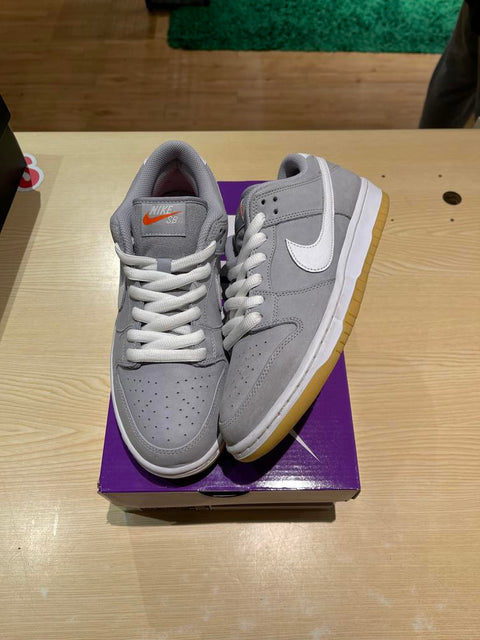 Nike SB Dunk Low Pro ISO Orange Label Wolf Grey Gum Sz 9