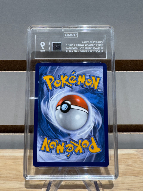 Charizard VMAX 2022 Pokemon Sword & Shield Ultra-Premium Coll #SWSH261 Black Star Promo - Alt ARt UR TAG MNT 9