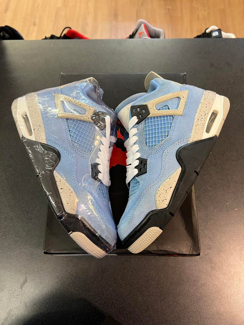 Jordan 4 Retro University Blue (GS) Sz 4Y/5.5W