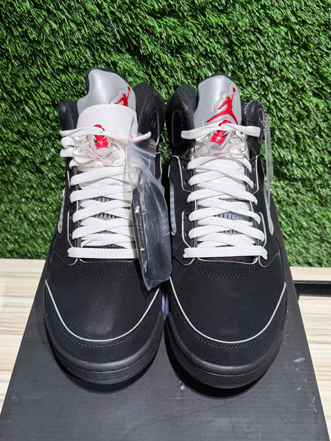 Jordan 5 Retro OG Black Metallic Reimagined Sz 8