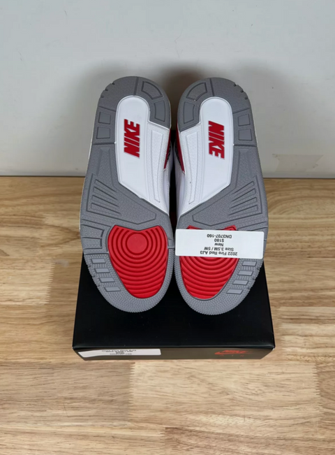 Jordan 3 Retro Fire Red (2022) (GS)