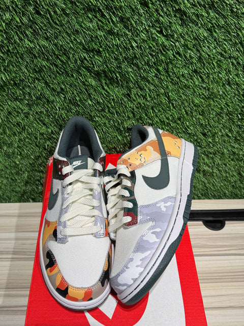 Nike Dunk Low Sail Multi-Camo (GS) Sz 6Y