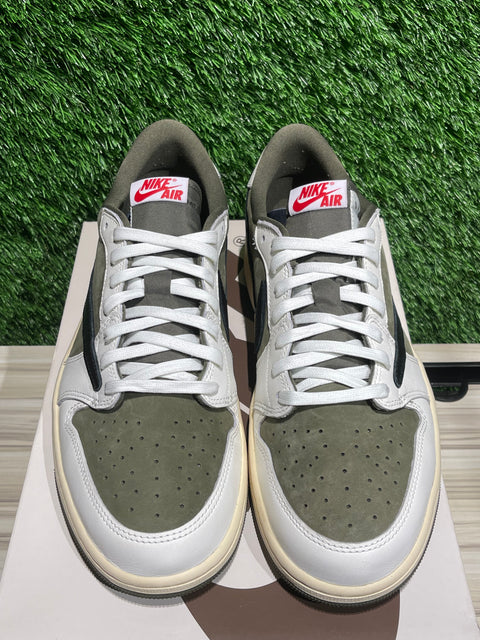 Jordan 1 Retro Low OG SP Travis Scott Medium Olive Sz 12M
