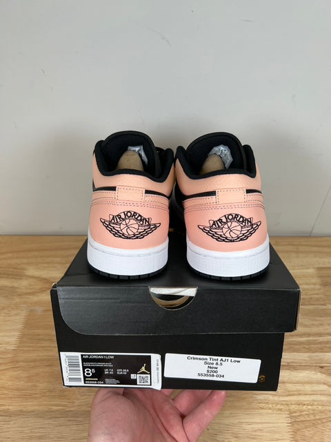 Jordan 1 Low Crimson Tint