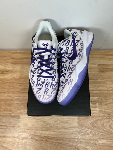 DS Court Purple Nike Kobe 8 Protro Sz 5.5Y/7W