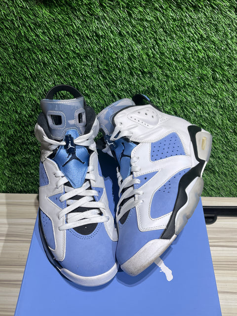 Jordan 6 Retro UNC White Sz 8