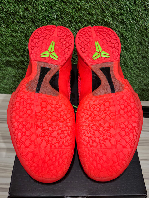 Nike Kobe 6 Protro Reverse Grinch Sz 12